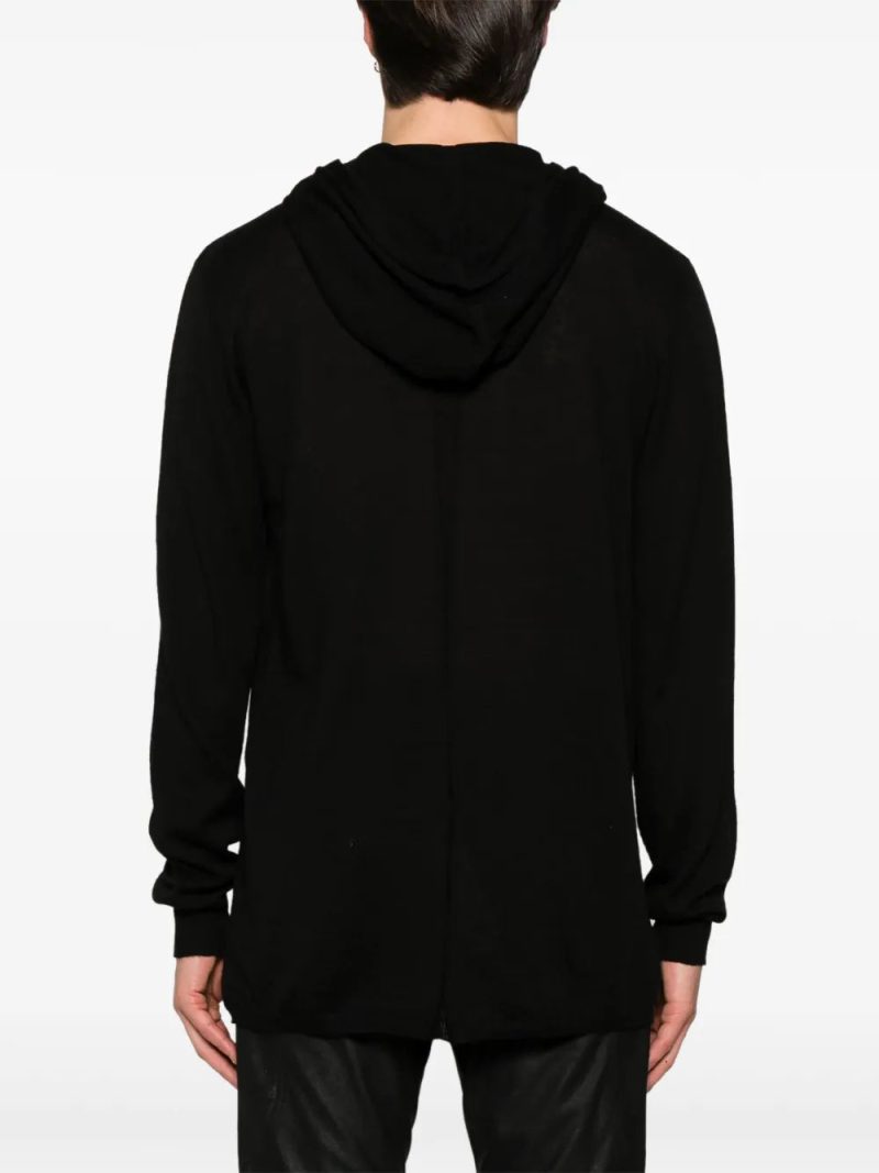 Rick Owens  fine-knit hoodie