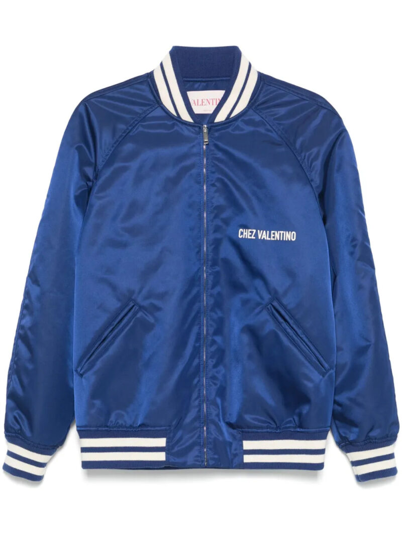 Valentino Garavani  logo-print bomber jacket