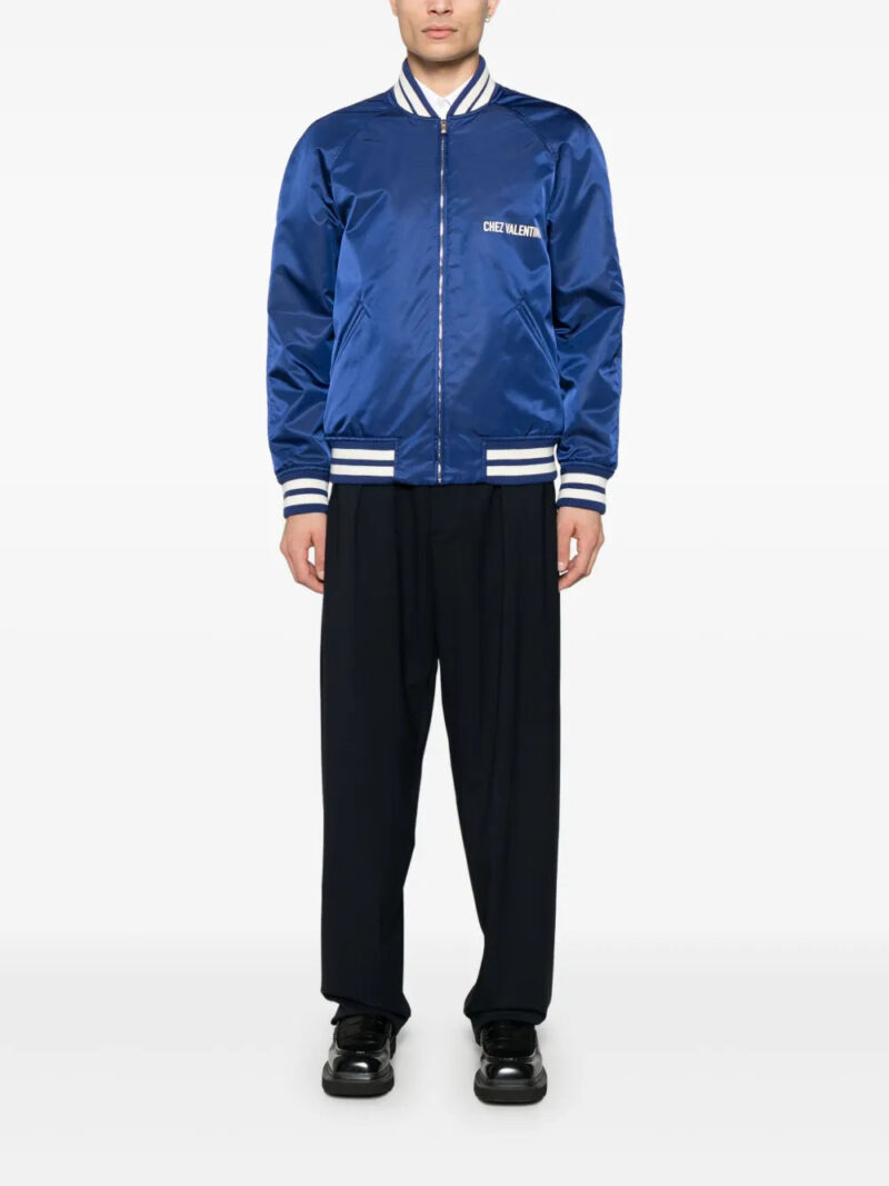 Valentino Garavani logo-print bomber jacket