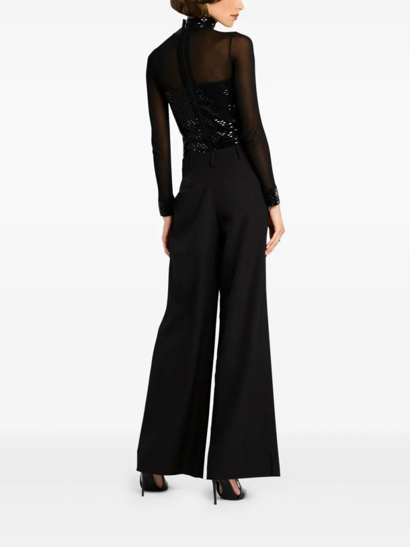 Retrofete bead-embellished blouse