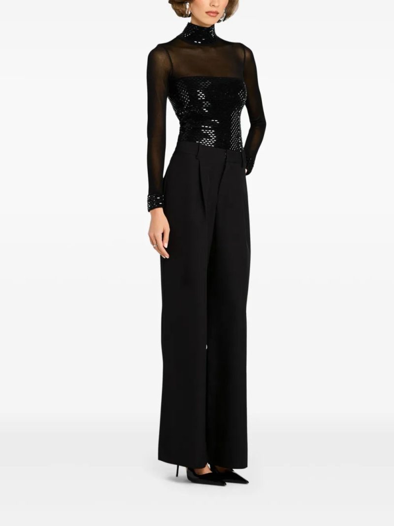 Retrofete bead-embellished blouse