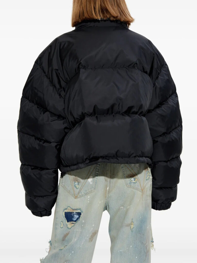 VETEMENTS  logo-embroidered puffer jacket