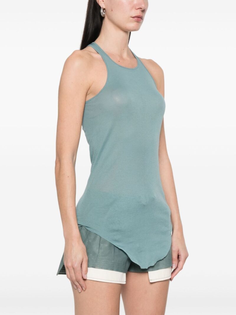 Rick Owens raw-cut hem tank top