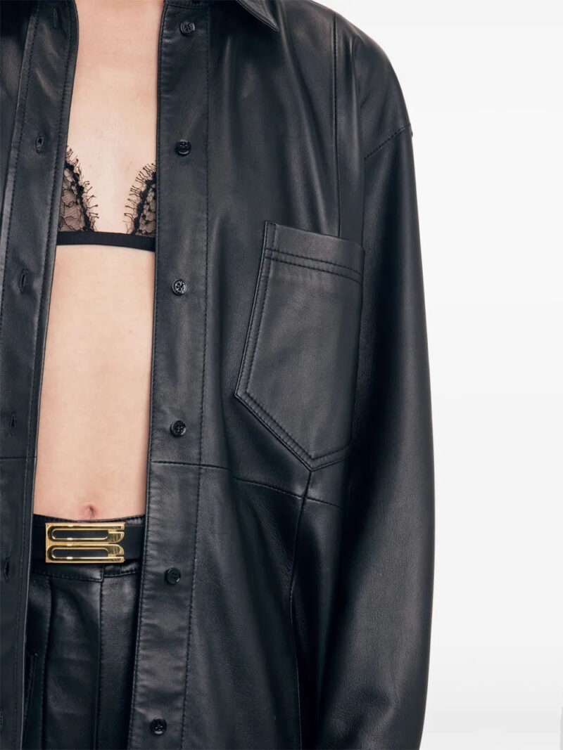 Victoria Beckham  leather shirt