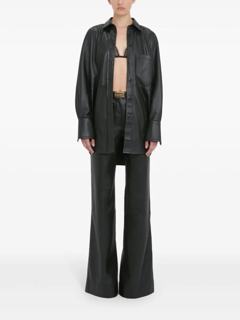 Victoria Beckham  leather shirt