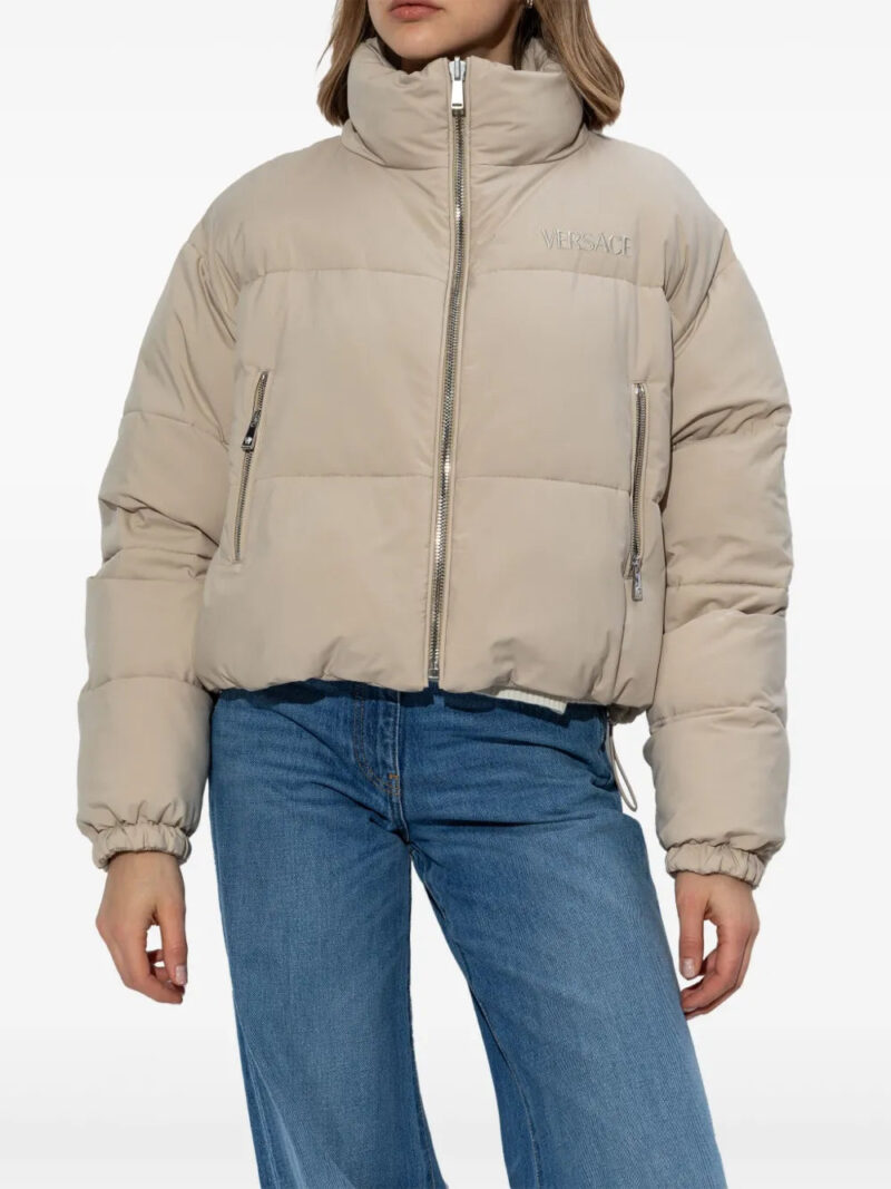 Versace  logo-embroidered jacket