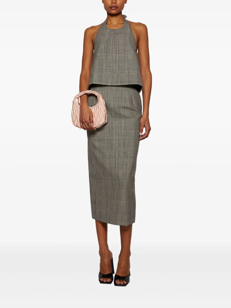 WARDROBE.NYC  backless halterneck top