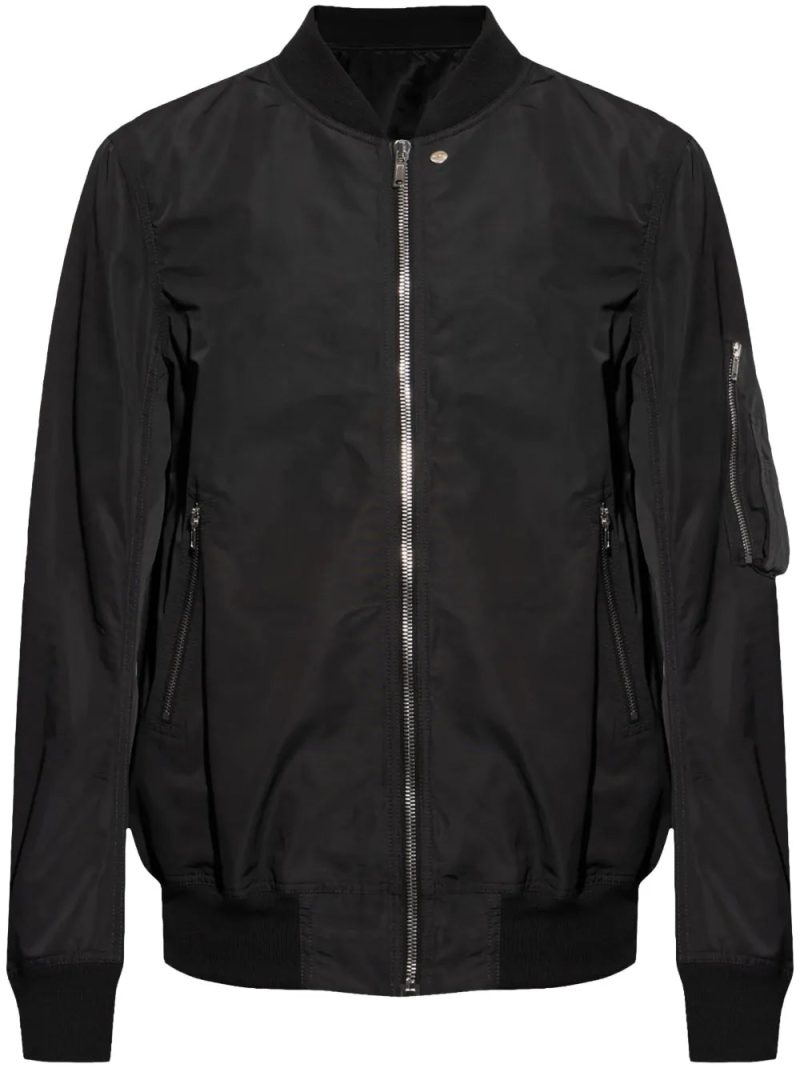 Rick Owens  zip-up flight jacket