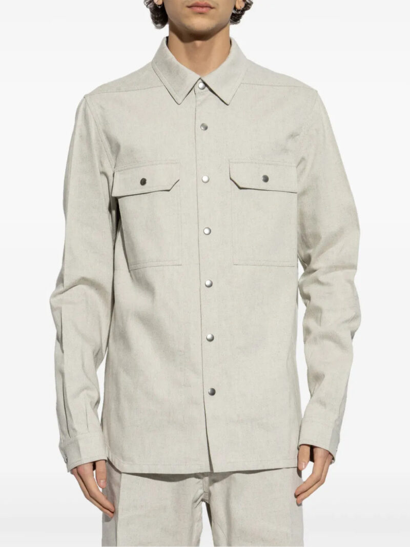 Rick Owens  flap-pocket shirt jacket