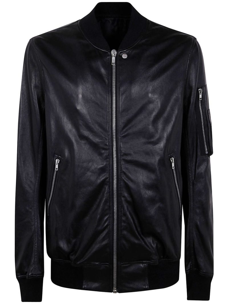 Rick Owens  Classic leather jacket