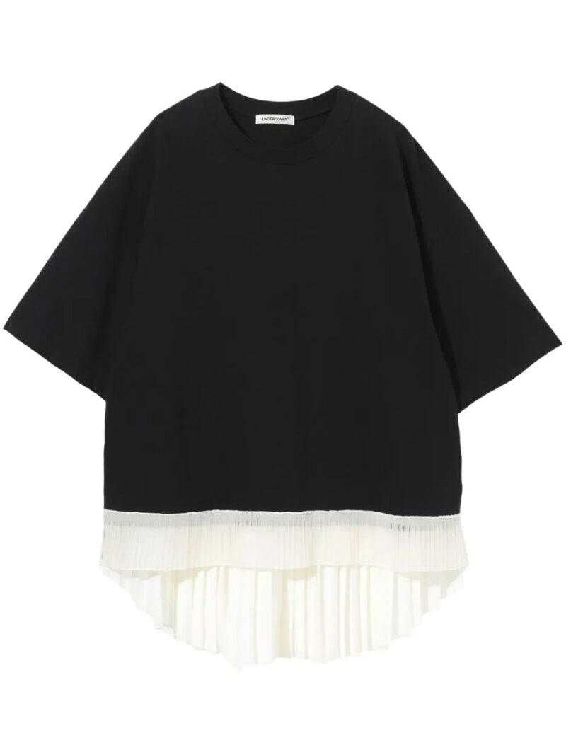 Undercover  pleated hem T-shirt