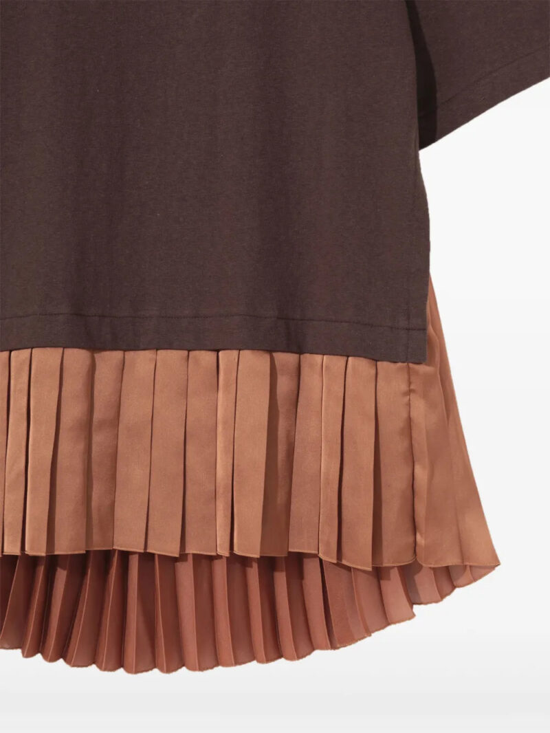 Undercover pleated-panel T-shirt