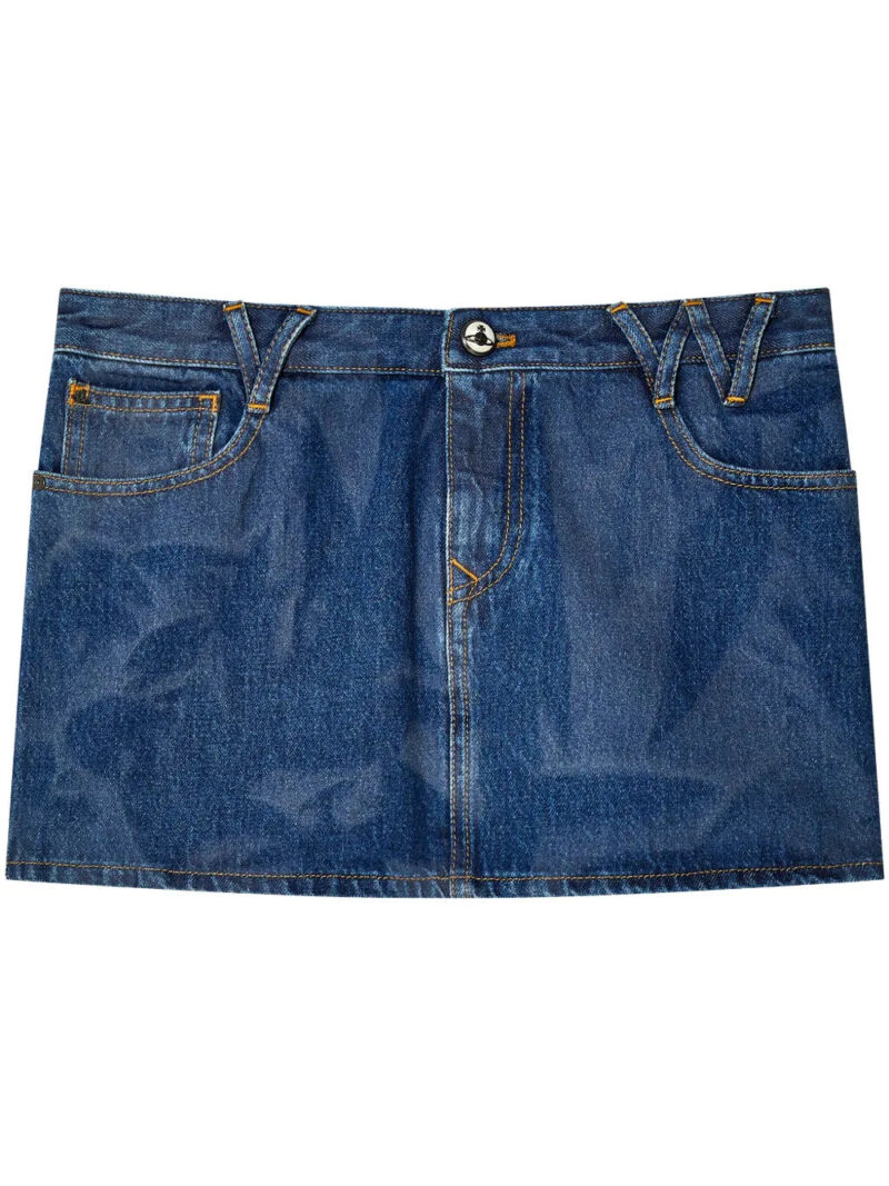 Vivienne Westwood  denim mini skirt