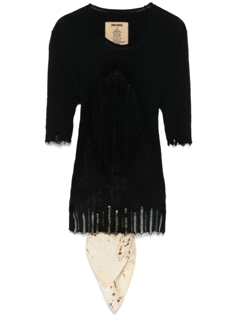 Uma Wang  ribbed-knit T-shirt