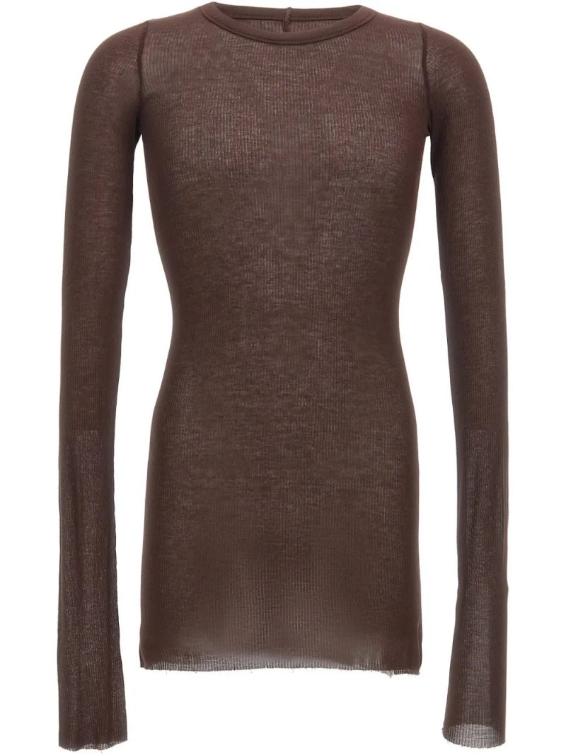 Rick Owens  ribbed T-shirt