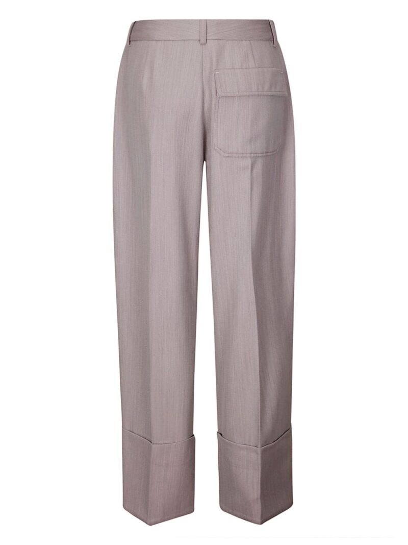 Victoria Beckham  straight-leg turn-up trousers