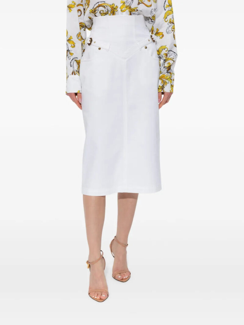 Versace Jeans Couture cotton midi skirt
