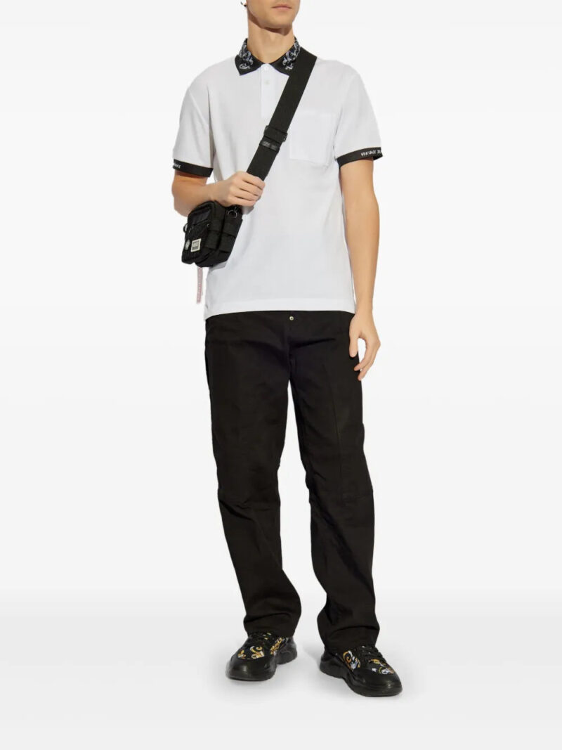Versace Jeans Couture  Barocco-print polo shirt