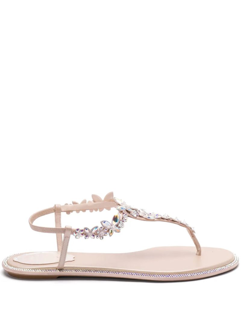 René Caovilla  crystal-embellished sandals