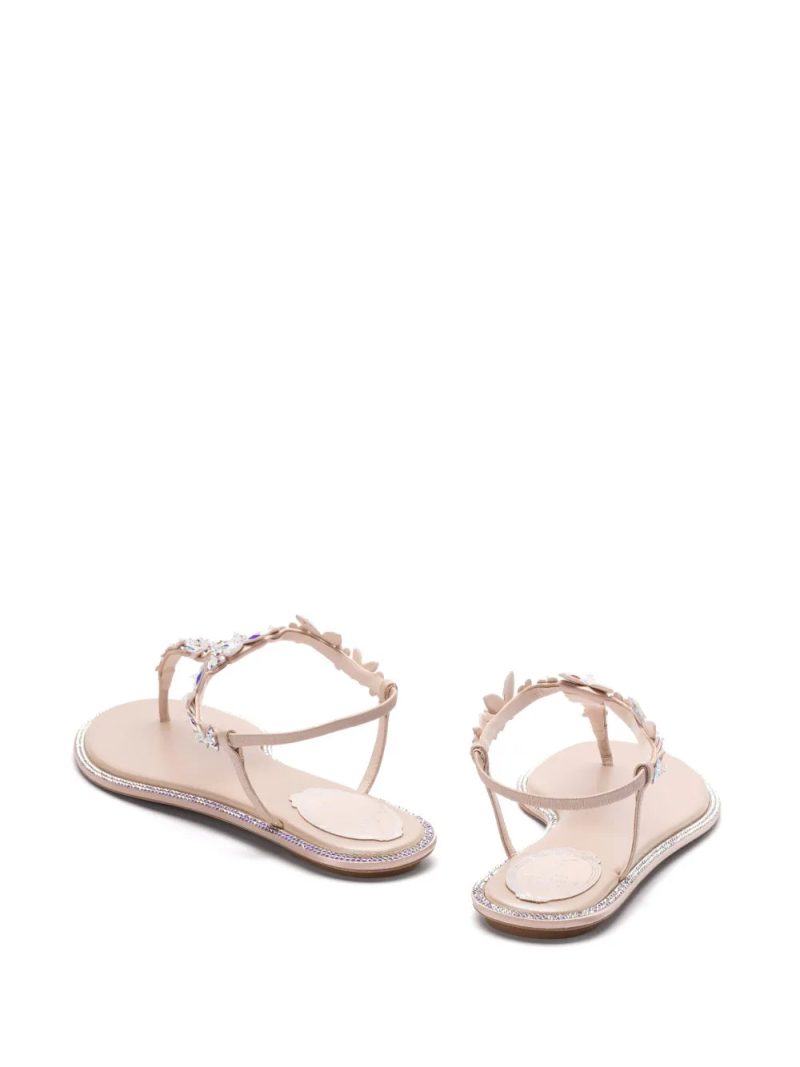 René Caovilla crystal-embellished sandals