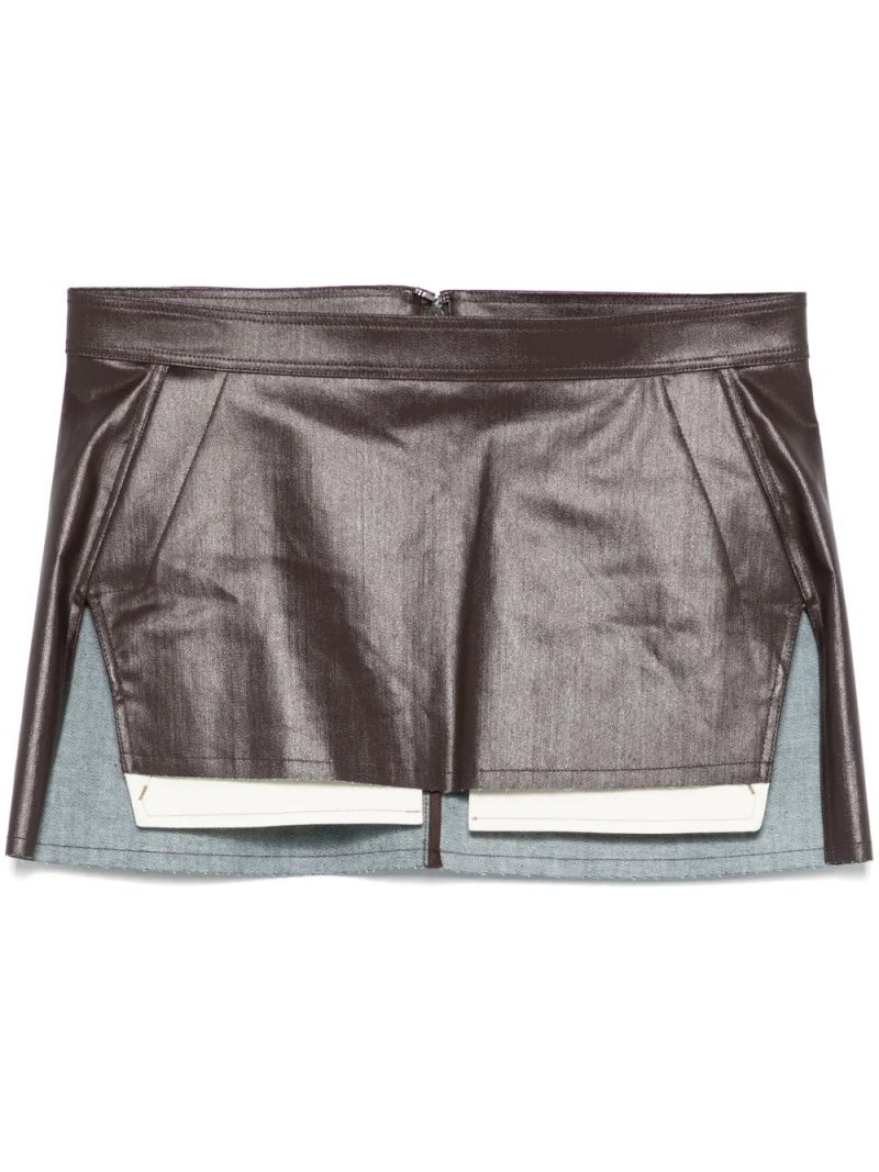 Rick Owens  Fog Cutoff mini skirt