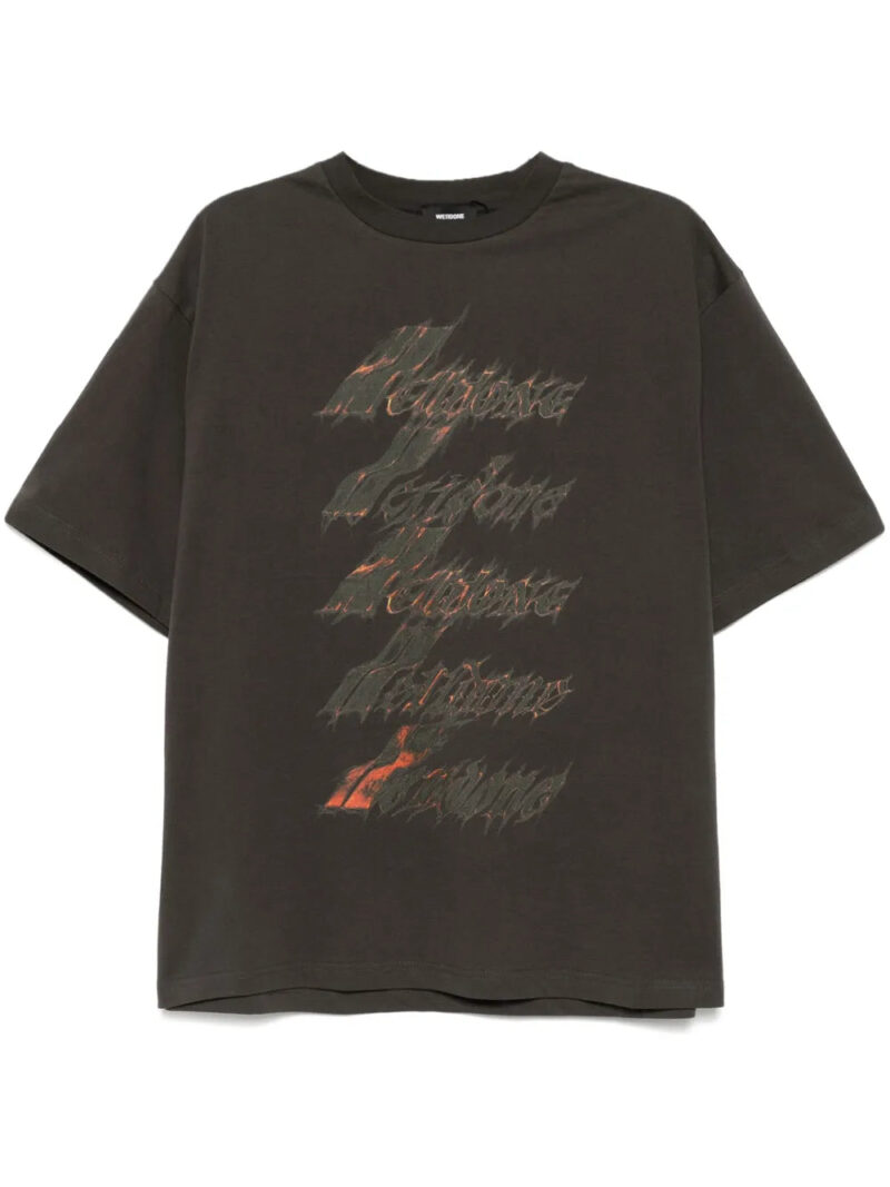 We11done  logo print T-shirt