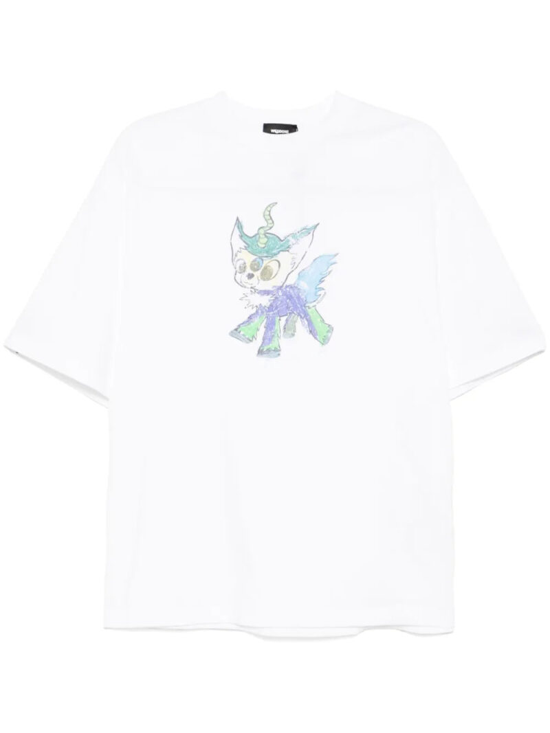 We11done  Jeff monster drawing T-shirt