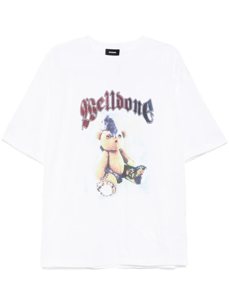 We11done  logo print T-shirt