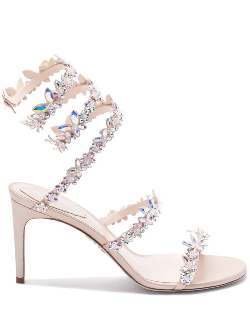 René Caovilla  crystal embellished sandals