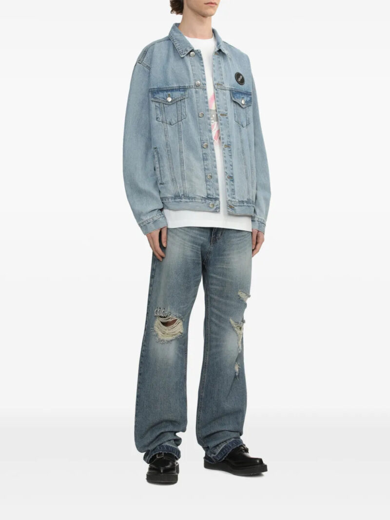 We11done distressed loose-fit jeans