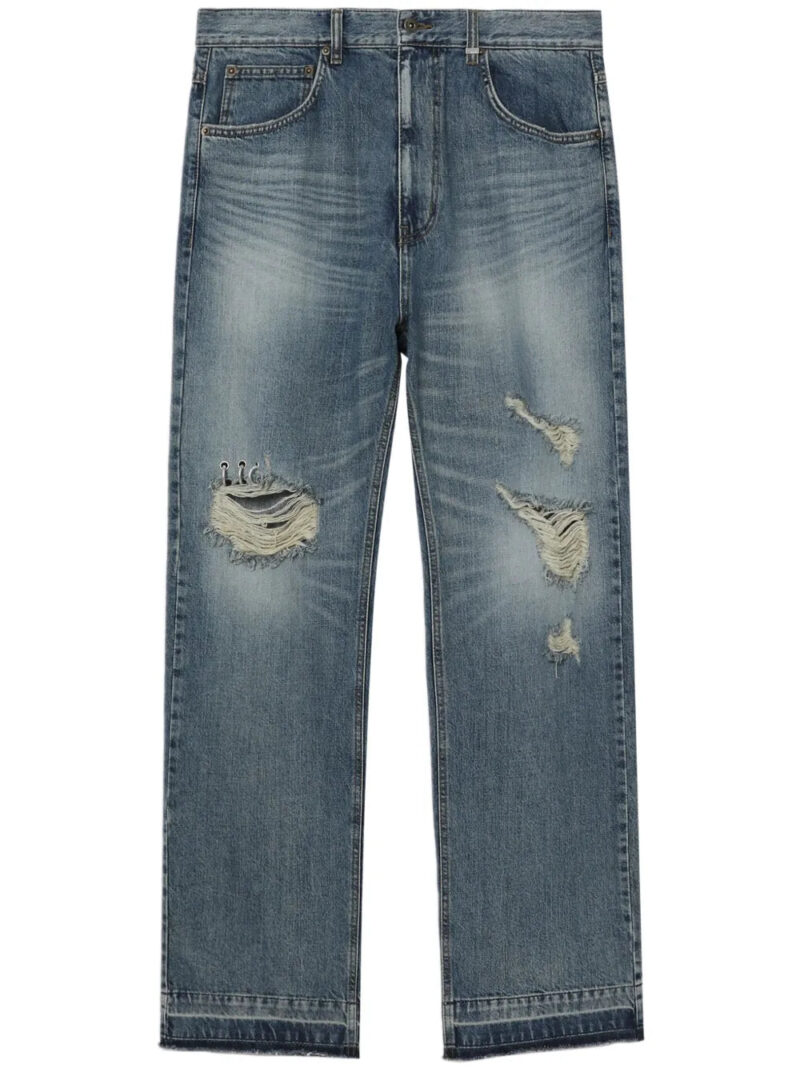 We11done  distressed loose-fit jeans
