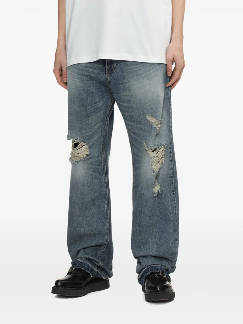 We11done distressed loose-fit jeans