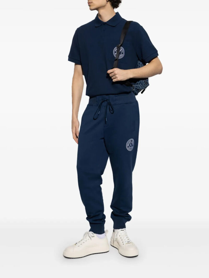 Versace Jeans Couture logo-embroidered polo shirt
