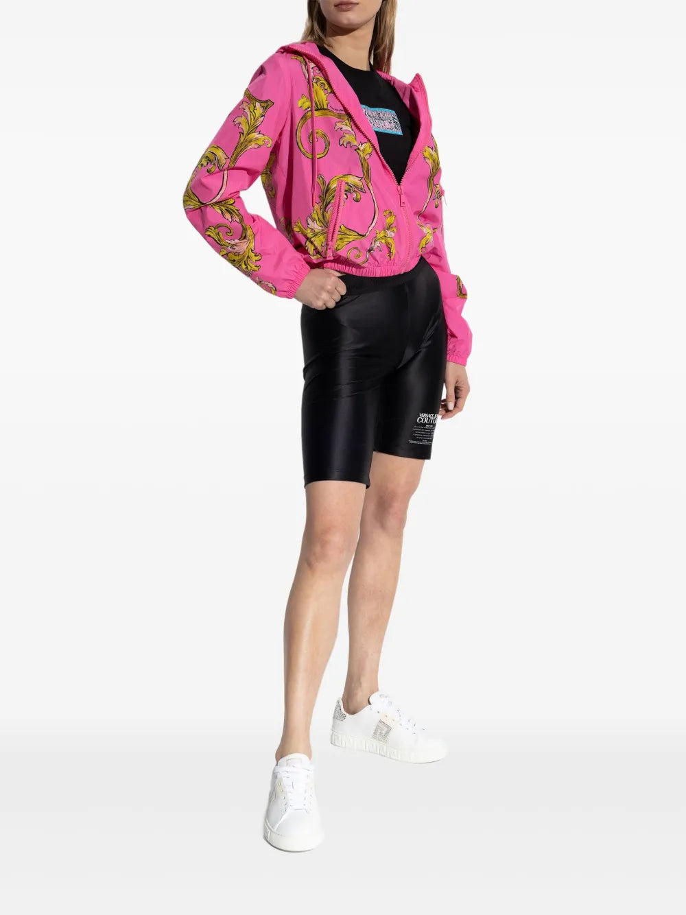 Versace Jeans Couture logo-patch T-shirt - Image 2