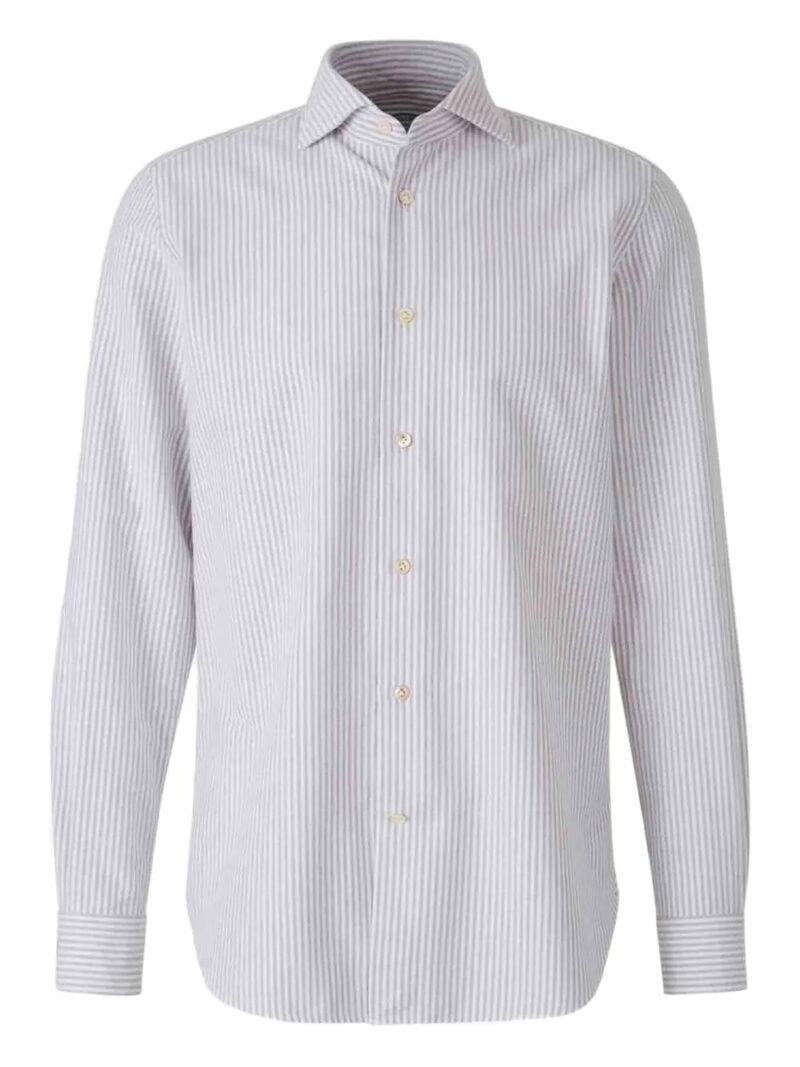 Vincenzo Di Ruggiero  striped cotton shirt