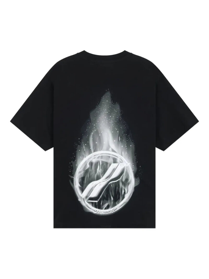 We11done  flame logo T-shirt