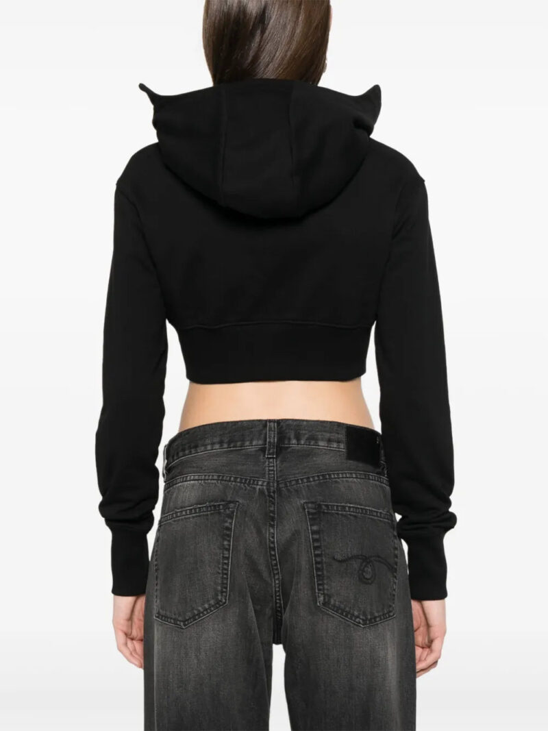 Versace Jeans Couture  cropped hoodie