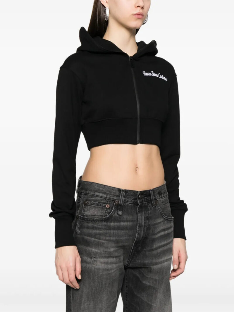 Versace Jeans Couture  cropped hoodie