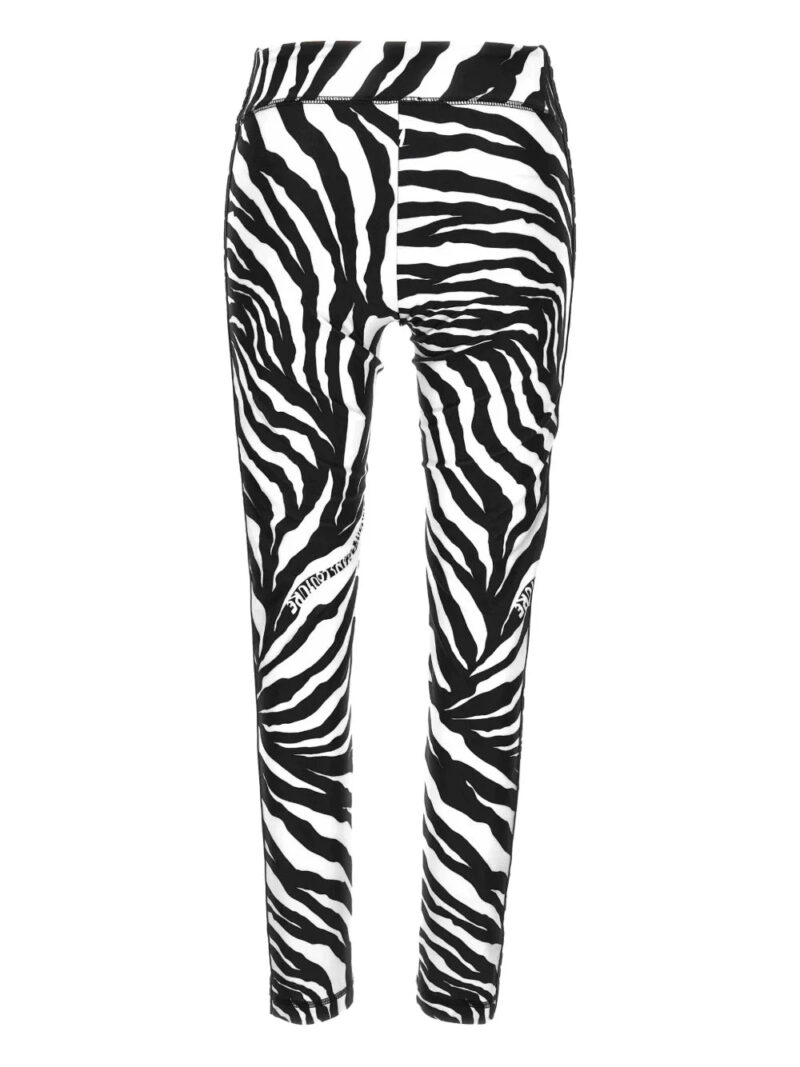 Versace Jeans Couture  zebra-print leggings