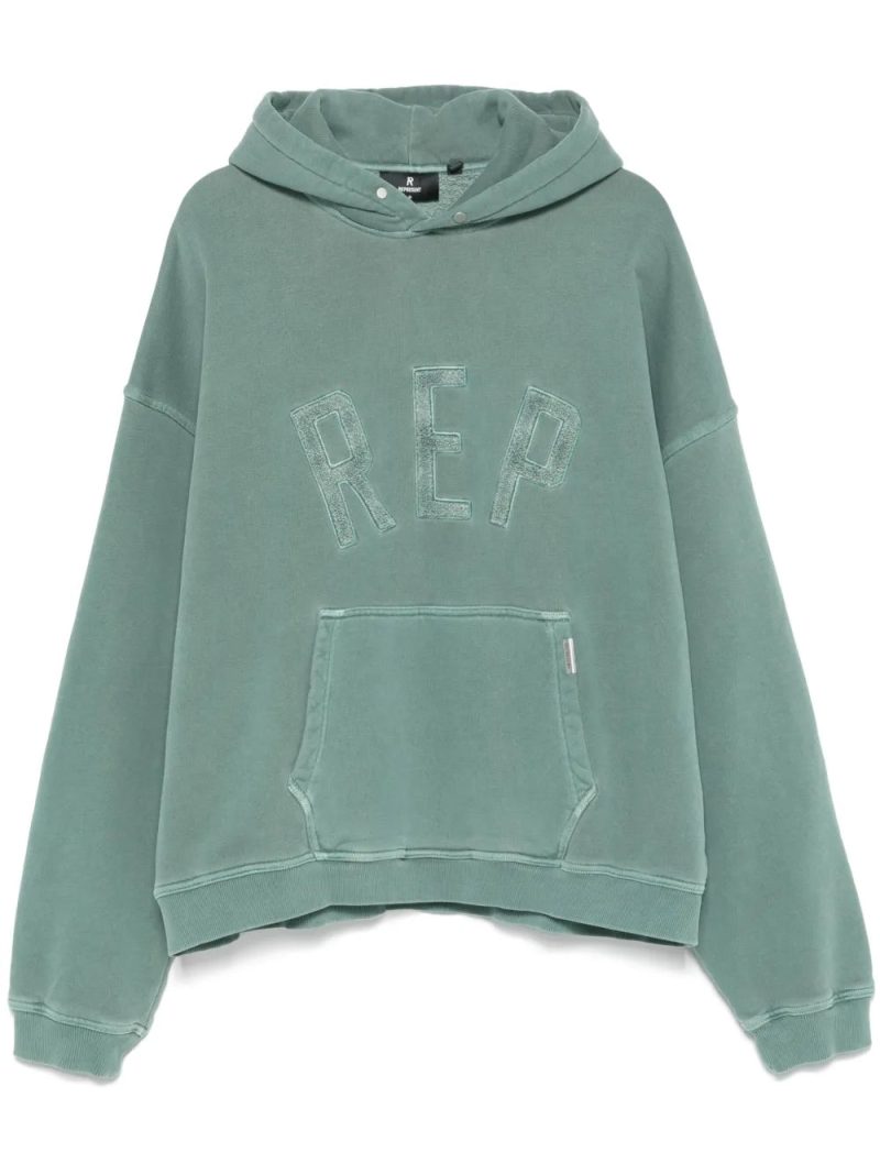Represent  logo-appliqué hoodie