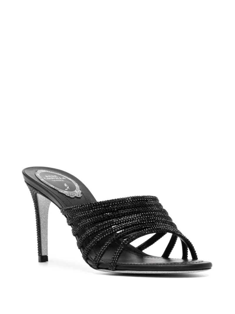 René Caovilla  80mm full-trim sandals