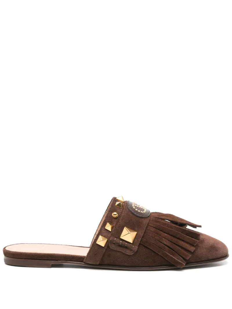 Valentino Garavani  VLogo suede mules