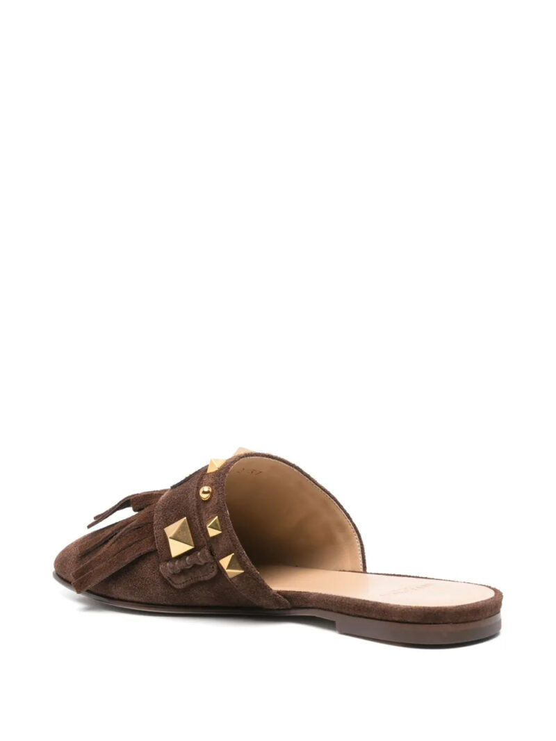 Valentino Garavani VLogo suede mules