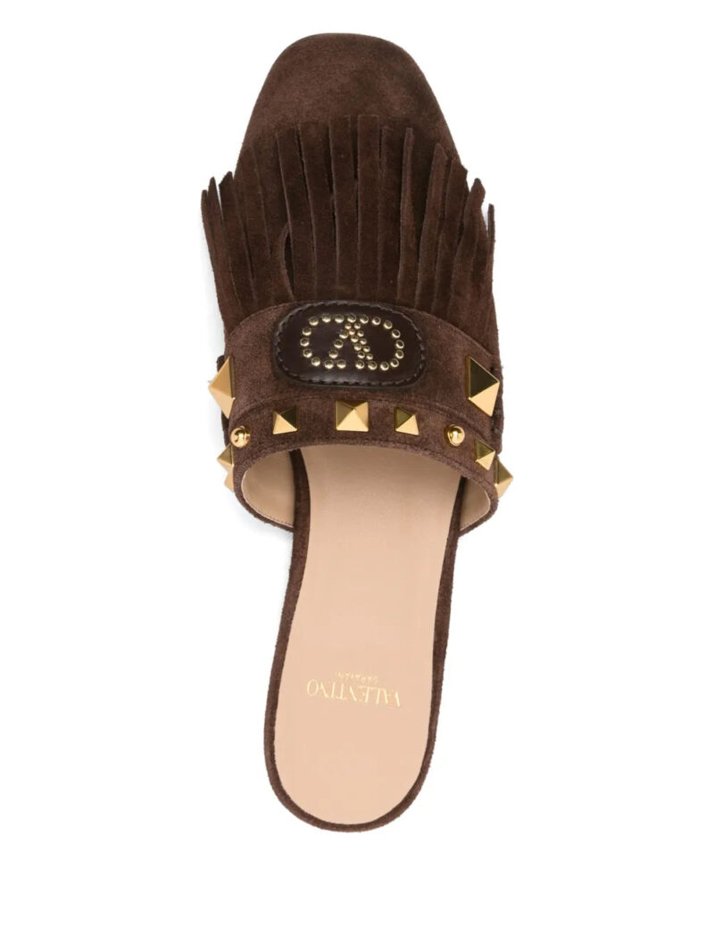 Valentino Garavani VLogo suede mules