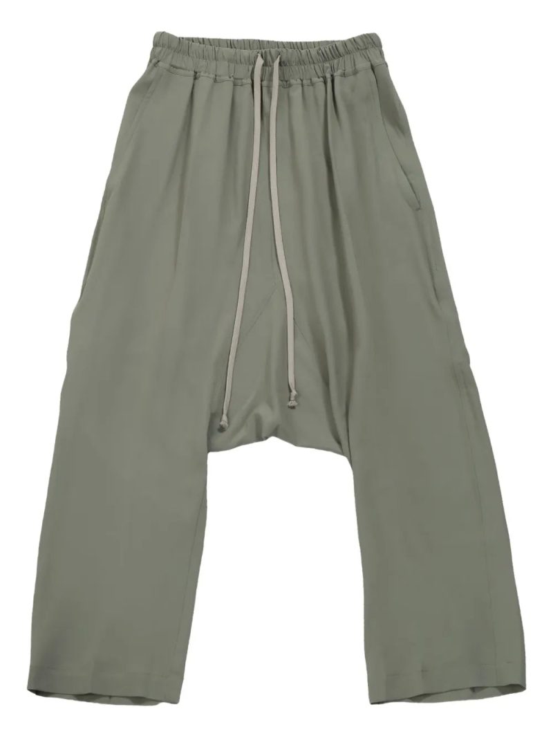 Rick Owens  drop-crotch cropped trousers