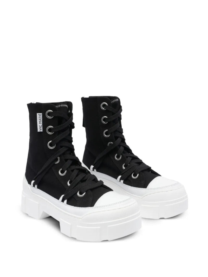 Vic Matie canvas platform sneakers