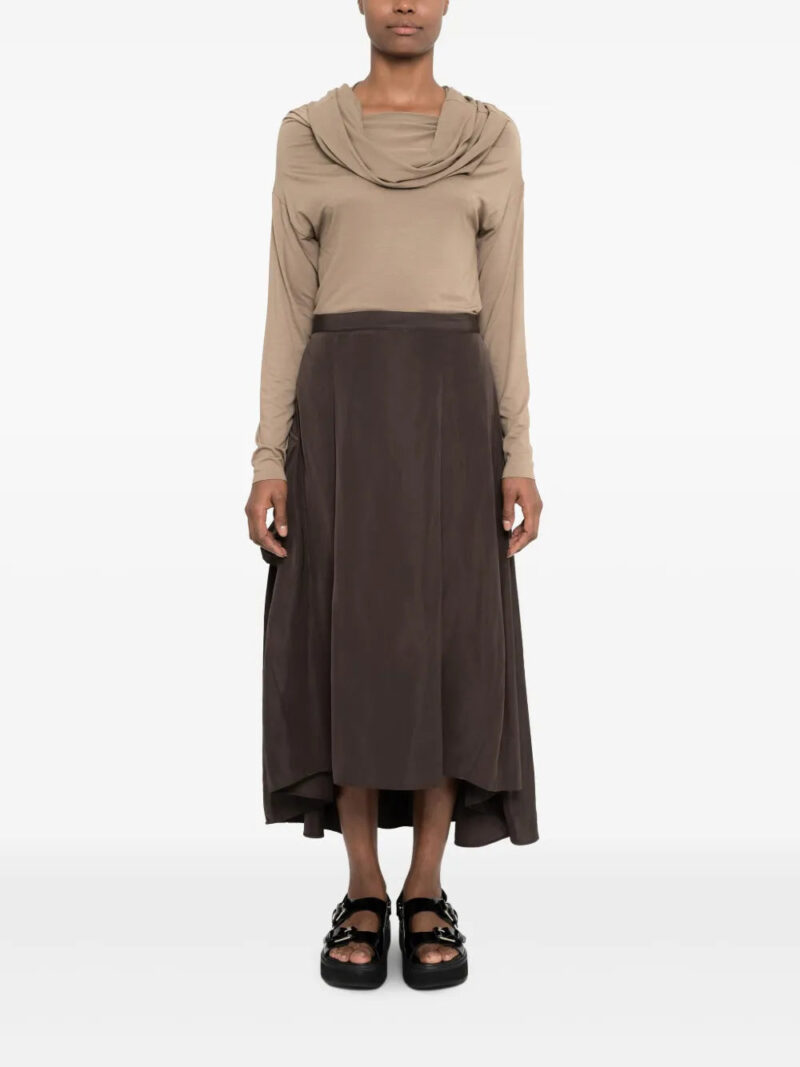 Uma | Raquel Davidowicz  high-waisted asymmetric-hem skirt