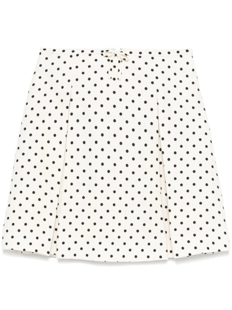 Valentino Garavani  polka dot-print mini skirt