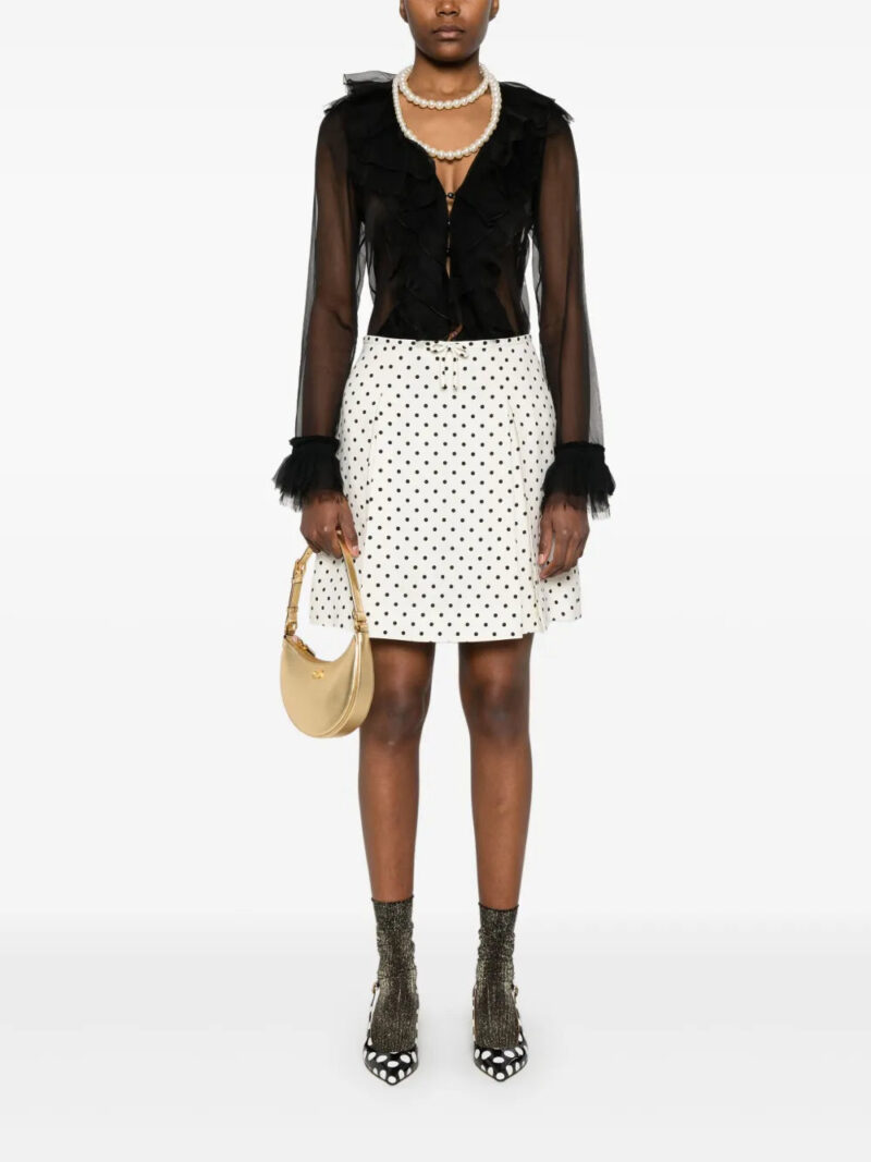 Valentino Garavani polka dot-print mini skirt