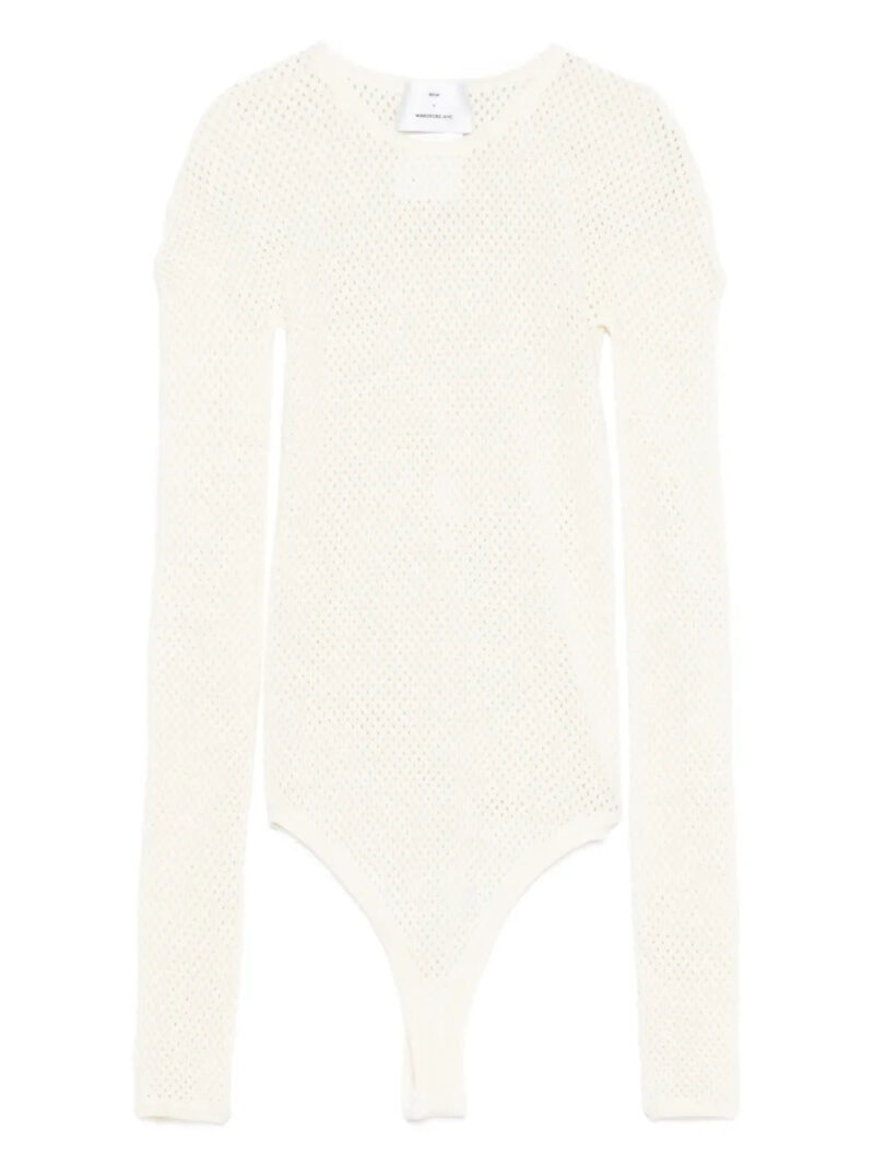 WARDROBE.NYC  mesh-knit bodysuit